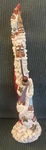 9 1/2 Tall Victorian Resin Skinny Pencil Santas Christmas Figurines. Fixed Price $10.00.