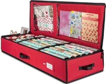Premium Christmas Wrapping Paper Storage Bag With Interior Pockets - Fits 24 Rol. Fixed Price $36.95.