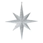 Vickerman Iridescent Glitter Bethlehem Star Christmas Ornament In Silver. Fixed Price $36.61.