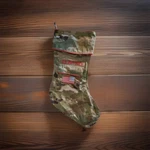 Air Force Green Camo Christmas Stocking. Nice. Fixed Price $12.95.