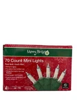 Merry Brite 70 Count Christmas Mini Lights Clear Bulb Green Wire 15 Ft New. Fixed Price $7.99.