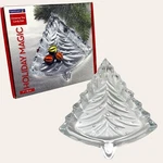 Vintage Glass Christmas Tree Candy Dish Holiday Decor 7 Luminarc Made Usa. Fixed Price $12.95.