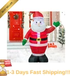 4FT Christmas Inflatable Santa Claus Holiday Lighted Blow Up. Fixed Price $31.99.