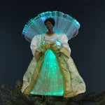 Northlight Lighted Fiber Optic African American Angel Christmas Tree Topper -. Fixed Price $61.73.