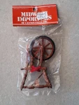 New! Vtg Wooden Spinning Wheel Christmas Ornament By Midwest Importers. Fixed Price $16.99.