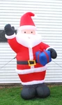 Christmas Santa Claus Airblown Inflatable Decoration Blow-up 7-8 Feet Tall.. Fixed Price $42.95.