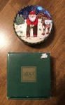 Mikasa Santa Putt Christmas Golfer & Reindeer Trinket Bowl With Box. Fixed Price $24.99.