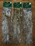 Vtg 80S Christmas National Rennoc Crystal Icicles Tinsel Silver Gold Santas Best. Fixed Price $15.00.