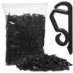 360PC Christmas Light Clips Outdoor Gutter Hooks Black Weatherproof Roof/eaves. Fixed Price $24.95.