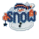 Snow Buddy Bead Christmas Ornament Kit Mill Hill 2010 Winter Holiday. Fixed Price $9.99.