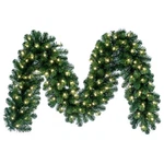 Vickerman 9' Grand Teton Led Lights Artificial Christmas Garland In Green. Fixed Price $106.85.