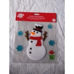 New Christmas Frosty The Snowman Window Gel Clings 18 Pcs Cute Decorations. Fixed Price $10.99.