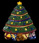 Block Gear Christmas Tree Candy Dish Retired 10 Inch. Fixed Price $16.00.