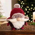 Northlight Plush Gnome Christmas Figure Winter Trapper Hat - 7.75" Maroon. Fixed Price $30.23.