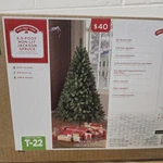 6.5 Ft Jackson Spruce Artificial Christmas Tree Non-lit From Holiday Time New. Fixed Price $149.99.