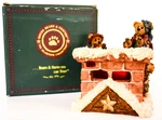 Boyds Bears: Elgin & Elliot The Elves Toasty Warm - 02771 Candle Holder 1ST. Fixed Price $17.99.