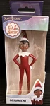 New! Dark Skin On Shelf Christmas Ornament. Fixed Price $13.95.