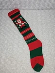 Vintage Kurt S. Adler Cable Knit Christmas Stocking Santa Claus 1979. Fixed Price $7.63.