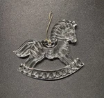 Vintage Gorham Full-lead Crystal Holiday Rocking Horse Ornament C560. Fixed Price $6.99.