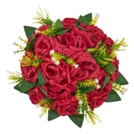 Uimoso Artificial Flower Balls For Wedding Decorations, Set Of 10, Red. Fixed Price $40.99.