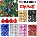 24PCS Christmas Tree Balls Bauble Hanging Home Party Ornaments Xmas Decor. Fixed Price $8.45.