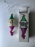 Department 56 Mercury Glass Christmas Ornament Glitter Elf 77178 Handpainted. Fixed Price $10.00.