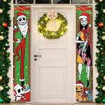 Christmas Decorations, Jack Sally Banners Xmas Porch Signs Ni.... Fixed Price $17.71.
