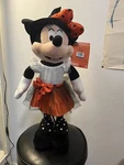 Halloween Disney 24 Minnie Mouse Orange & Black Witch Outfit Porch Greeter. Fixed Price $75.00.