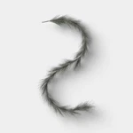 Shimmer Long Needle Christmas Garland - Threshold. Fixed Price $21.99.