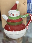 Bella Casa By Ganz Teapot Snowman Christmas. Fixed Price $19.00.