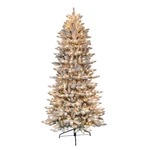 Puleo 6.5FT Pre-lit Slim Flocked Fraser Fir Artificial Christmas Tree. Fixed Price $164.98.