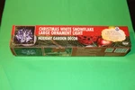Alpine Corporation Large Christmas White Snowflake Ornament With Led Lights. Fixed Price $22.95.
