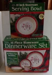 Royal Seasons Stoneware Snowman 17-PIECE Dinnerware + Serv Set Christmas Holiday. Fixed Price $59.99.