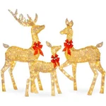 Best Choice Products 3-PIECE Large Lighted Christmas Deer Family Set 5FT Outd.... Fixed Price $75.99.