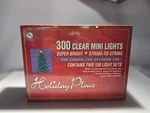 Holiday Place 300 Clear Incandescent Mini Lights Christmas String Indoor New. Fixed Price $25.00.