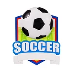Polarx Soccer Shield Ball Field Personalize Christmas Ornament. Fixed Price $18.11.