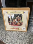 Grandeur Noel Porcelain Santa Scene Collector's Edition 2002 Christmas Decor. Fixed Price $86.50.
