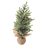 Northlight 16.5" Frosted Ice Pine Tree Natural Jute Base Christmas Decoration. Fixed Price $19.49.