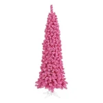 Vickerman 108" Plastic Fir Unlit Artificial Christmas Tree Flocked Pink. Fixed Price $495.35.