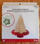 New Celebrate It Christmas "star Cookie Tree Set" 10 Cutters/instructions. Fixed Price $5.99.
