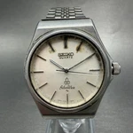 Seiko Silverwave Watch Men 35MM White Dial Steel Round 7121-7010 New Battery Vtg. Fixed Price $44.99.