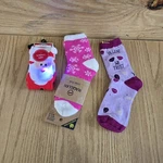 Lot Of 3 Holiday Winter Socks Magellan Holliday Time & Wine Nwot Santa Light Up. Fixed Price $19.99.