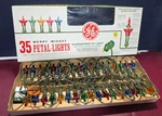 Vintage Merry Midget Color Petal Holiday Christmas 35 Lights Tested Box. Fixed Price $39.95.