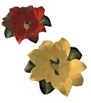 Partylite Ceramic Pair Poinsettia Votive Candle Holders (P8627U). Fixed Price $14.99.