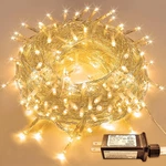 Warm White Christmas Lights For Bedroom, 300 Led String Indoor Outdoor. Fixed Price $30.99.
