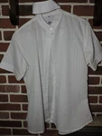 Vintage Ladies Western Short Sleeve White Blouse By Hyde Park, Millers, Size 38. Fixed Price $15.00.
