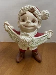 Vintage Atlantic Mold Merry Christmas Elf Santa Helper Rare Brown Shoes. Fixed Price $27.75.