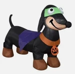 Halloween Weiner Weenie Yard Inflatable Hotdog Gemmy Airblown Dachshund 4 Ft. Fixed Price $39.99.