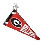 Old World Christmas Georgia Pennant Ornament. Fixed Price $24.99.
