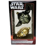 Star Wars Yoda & C-3PO Hand Crafted Glass Holiday Ornaments Kurt Adler. Fixed Price $17.97.